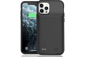 KCKEM Battery Case for iPhone 11 Pro Max, Enhanced 8500mAh Ultra-Slim Rechargeable Portable Protective Charging Case Extended Battery Pack Compatible with iPhone 11 Pro Max (6.5 inch) Charger Case (Black)