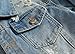 DSDZ Mens Classic Ripped Motorcycle Denim Jacket With Hole (M (asian 2XL), Blue)