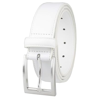 Gelante Men's Classic Dress Leather Belt Black &amp; Brown Color