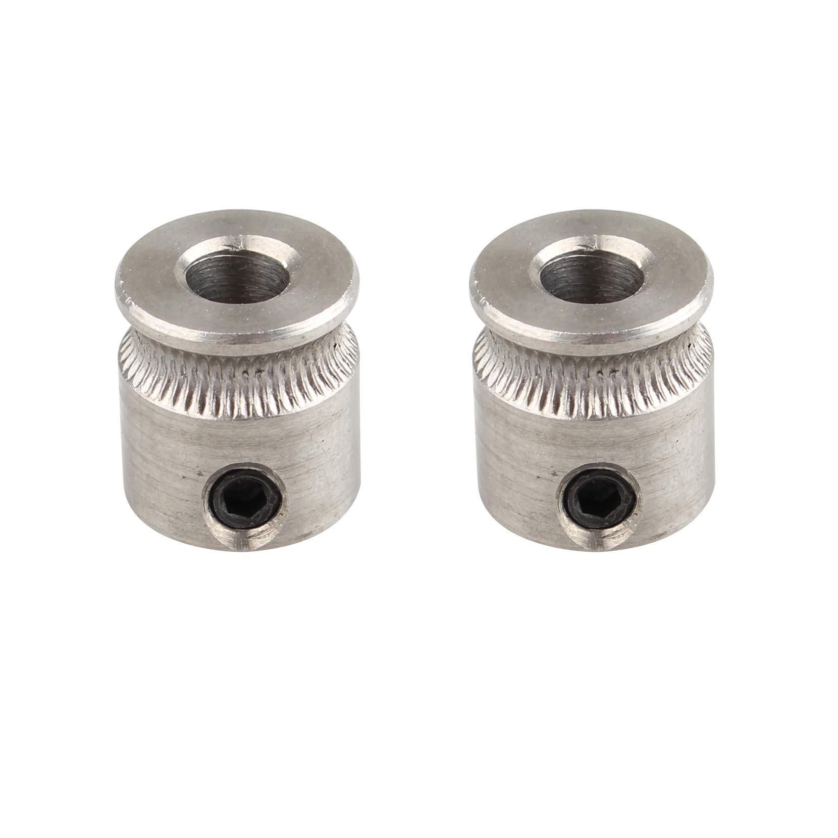 Jopto 2PCS Makerbot MK7 Direct Drive Extruder Hobbed Gear 1.75mm Filament 3D Printer Extruder Pulley 5mm Shaft Reprap