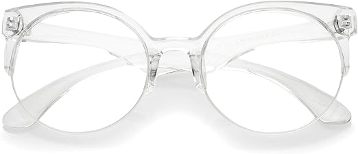 clear rimless eyeglasses