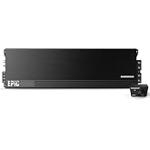 AudioControl EPIC4000 Monoblock Car Audio Subwoofer Amplifier 4000W Class D | Competition grade, bass boost EQ, remote control, subsonic &amp; low pass filter, built-in protection, pair with The EPICENTER