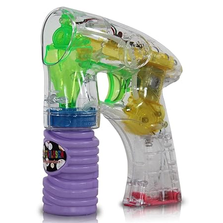 HC-Handel 912179 LED Seifenblasenpistole Bubble Gun verschiedene Farben