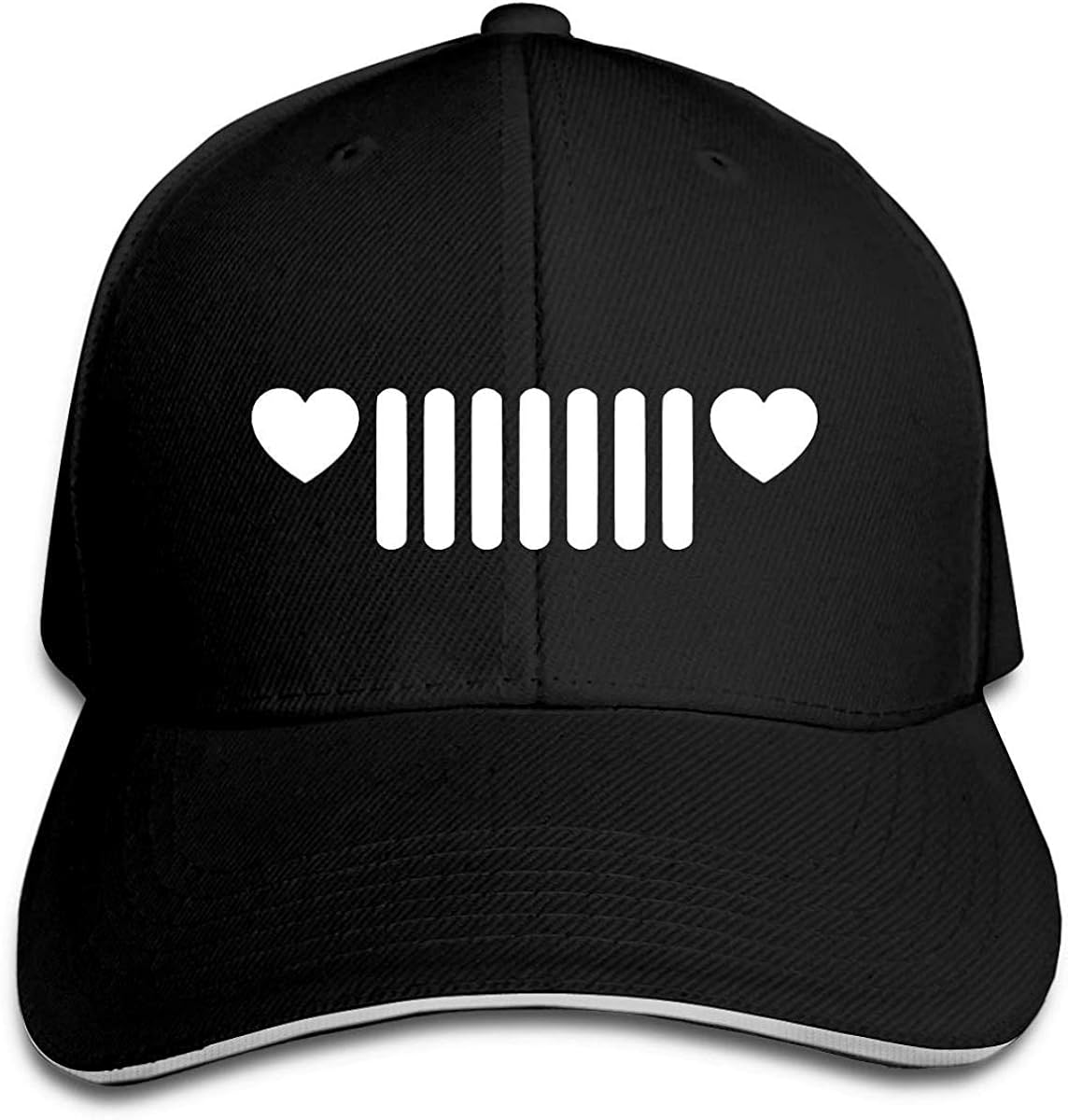 Love Jeep Heat Jeep Unisex Baseball Cap Struktur, klassischer