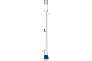 Liebig Condenser, 200mm, Socket/Cone Size 19/26, Interchangeable Screw Thread Joint, Borosilicate Glass - Eisco Labs