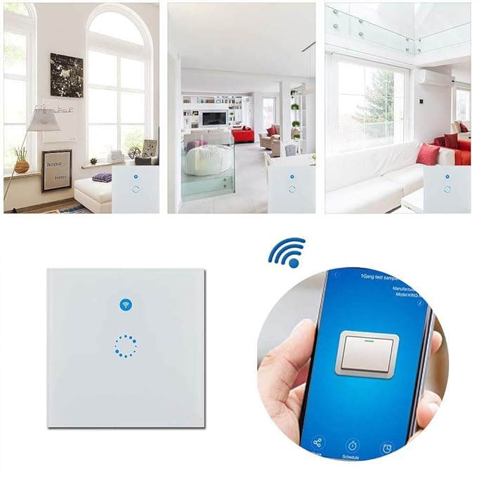 Topincn Interruptor Luz Inteligente Wifi 1 2 3 Pandillas