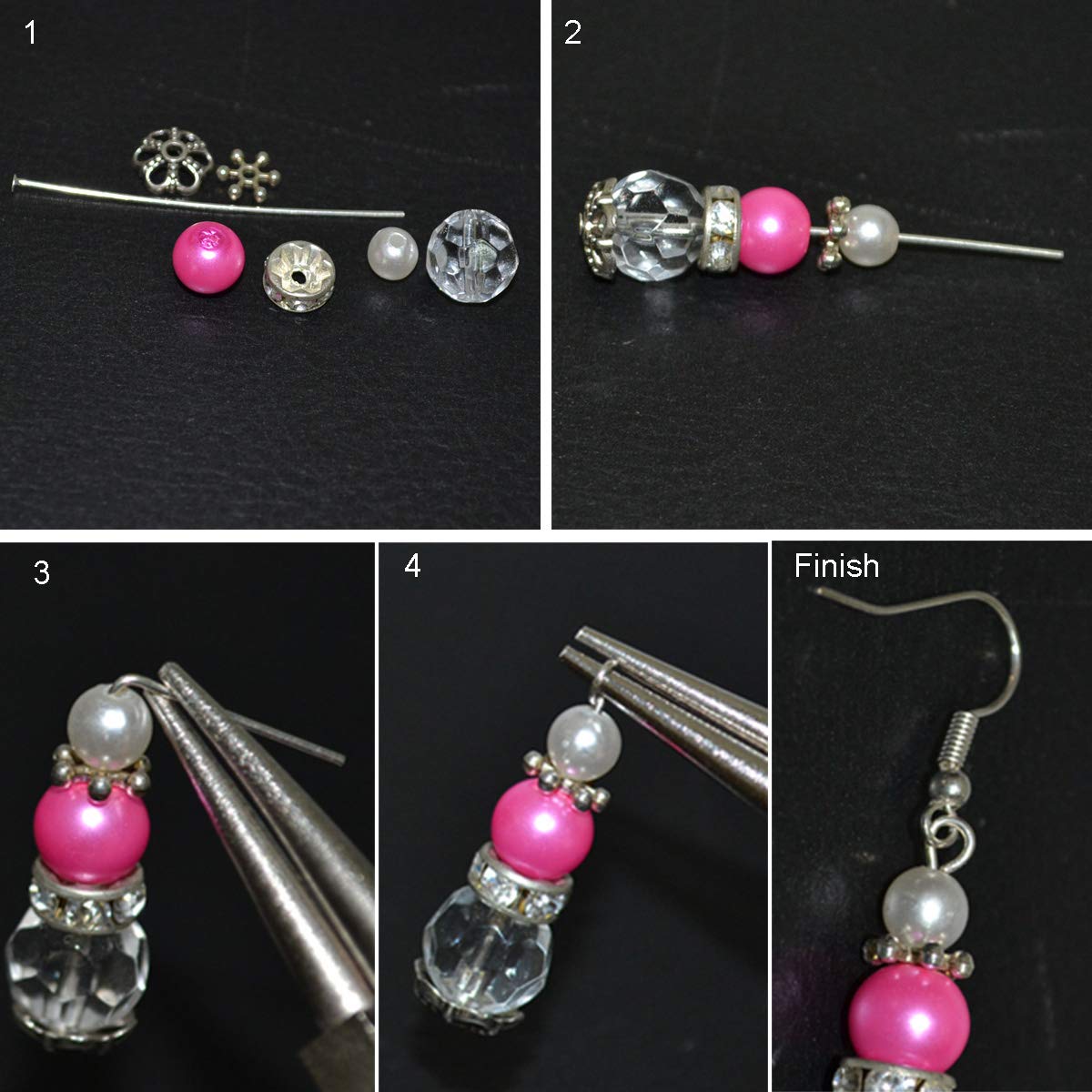 460 Spacer Beads and Metal Charms YUGDRUZY Bulk Metal Charms Mixed