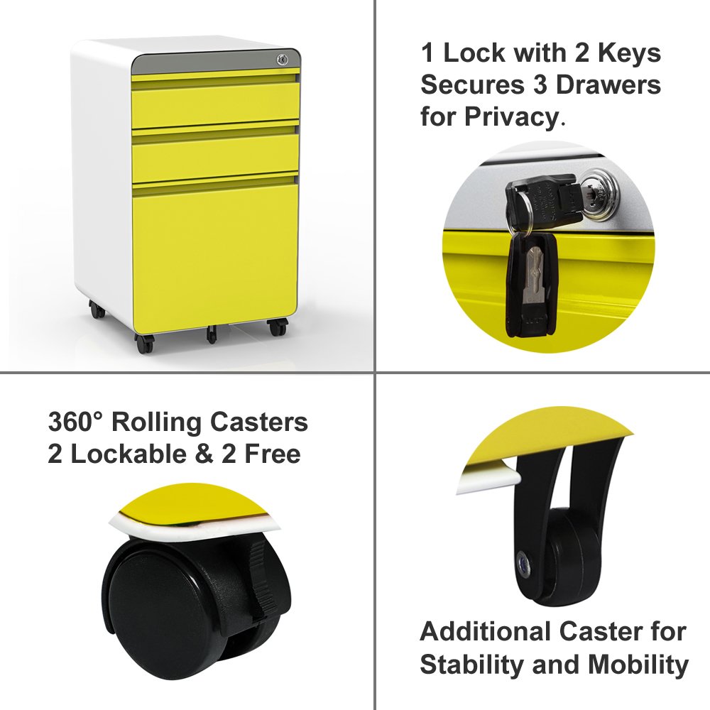 3 Drawer Filling Cabinet Metal Vertical File Cabinet With Hanging File Frame For Legal Letter File Install Free Anti Tilt Design And Lockable System Office Rolling File Cabinet Black Home Kitchen Dprd Tasikmalayakab Go Id