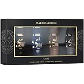 Lattafa Asad 4-Piece Gift Set 25ml &ndash; Men's Oriental Fragrance Collection | Asad, Elixir, Bourbon &amp; Asad Zanzibar LE