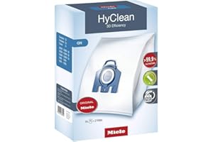 Miele Original AirClean 3D Efficiency GN Vacuum Cleaner Bags Complete C2, Complete C3, Classic C1, S8, S5, and S2 Vacuum Cleaners