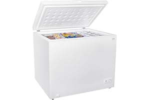 KOOLATRON Kenmore Deep Freezer - Chest Freezer, 1 Basket, Garage Ready, Meat Storage, Front Drain, Congelador For Home, Apartment, Basement, Dorm, Shed, Cottage, Manual Defrost, Stand Up, 8.7 Cubic Feet, White