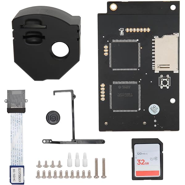 Scheda GDEMU V5.15b Per Sega Dreamcast VA1 - Sostituzione Unità Ottica, Esegue Giochi Da SD Card, Con Dissipatori E Kit Montaggio