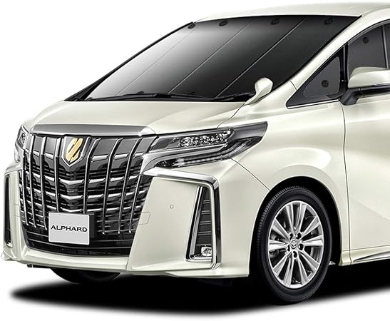 Amazon 01s A010 Fu 日本製 アルファード ヴェルファイア 30系 カーテン いらず遮光防水 サンシェード フロント用 車中泊 仮眠 盗難防止 燃費向上 車中泊グッズ アウトドア サンシェード 車 バイク