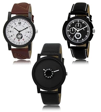 Mens Analogue 3 Piece Watch Combo Set(VW-LR-11-13-25)