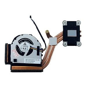 Replacement CPU Cooling Fan with Heatsink Compatible for Lenovo Thinkpad X220 X220i X220s X220T X230 X230i X230T Series Laptop 04W0435 04W6921 KSB0405HA-AF87 4-Pins 4-Wires