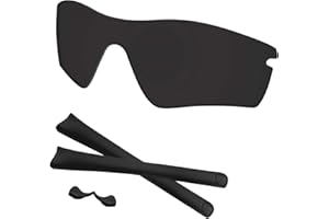 Predrox Radar Path Lenses & Rubber Kits Replacement for Oakley Sunglass Polarized