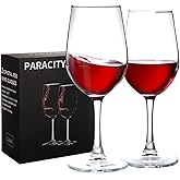 PARACITY Wine Glasses, christmas gift, Clear Glass, Long Stem Wine Glass for Red and White Wine - 10 OZ (Set of 2), Mother's Day Gift