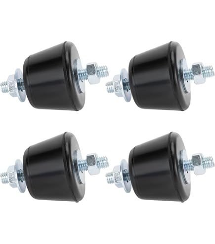 20x20mm Caoutchouc Vibration Isolateurs Amortisseur & M5