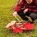 SUCK UK Portable BBQ Tool Box with Carry Handles-Perfect for Camping, Picnics and Alfresco Dining, 8.66 x 15.94 x 7.87 in, Red