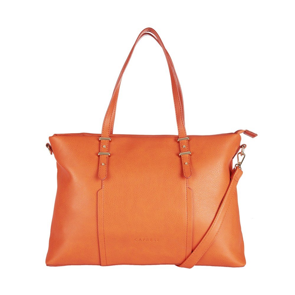 caprese women's satchel (orange)