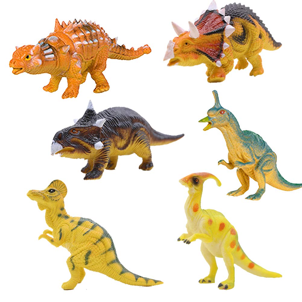 3 otters Dinosaur Toy Set, 12PCS 6\