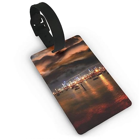 Amazon Com Linshangyi Melbourne Night Luggage Tags Fashion