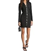 Michael Kors Womens Ruch Mini Shirt Dress