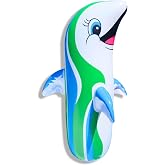 SWIMLINE | Inflatable Dancing Dolphin Bop Bag Punching Toy | 36" | Fill the base with water and it pops back upright every time kids knock it down; 36 in; for pool, yard, or playroom