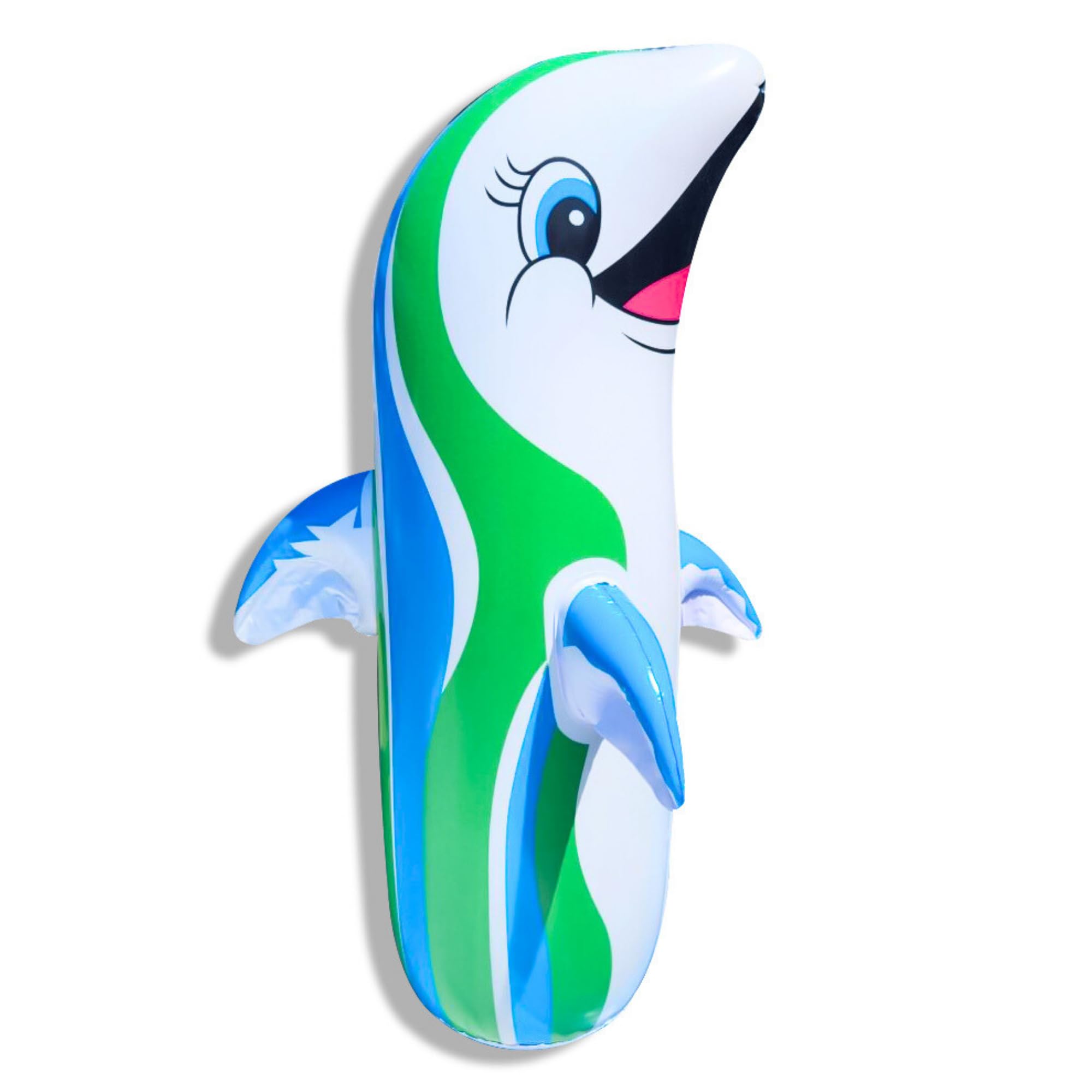 Photo 1 of Swimline Inflatable Bop Bag Pool Float – Fun Poolside Activity for Groups, Dancing Dolphin, Large 36"
