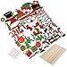 Unomor Happy Thanksgiving Photo Booth Props for Fall Party Supplies - 38PCS (Christmas Photo Booth Props)