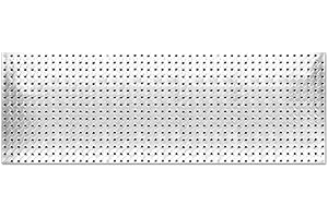 Knape & Vogt John Sterling Heavyweight Diamond Plate Steel Pegboard, 16 by 48-Inch,Silver