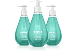 Method Liquid Hand Soap, Biodegradable Formula with Gel Soap Dispenser Made of 100% Recycled Plastic, Waterfall Scent, 354 ml