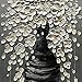 zoinart Modern 3D Oil Paintings Wall Art Hand Painted Gold Tree Paintings Grey Artwork Large Flower Wall Art Home Decorations Abstract Wall Paintings for Living Room Bedroom Wall Decor