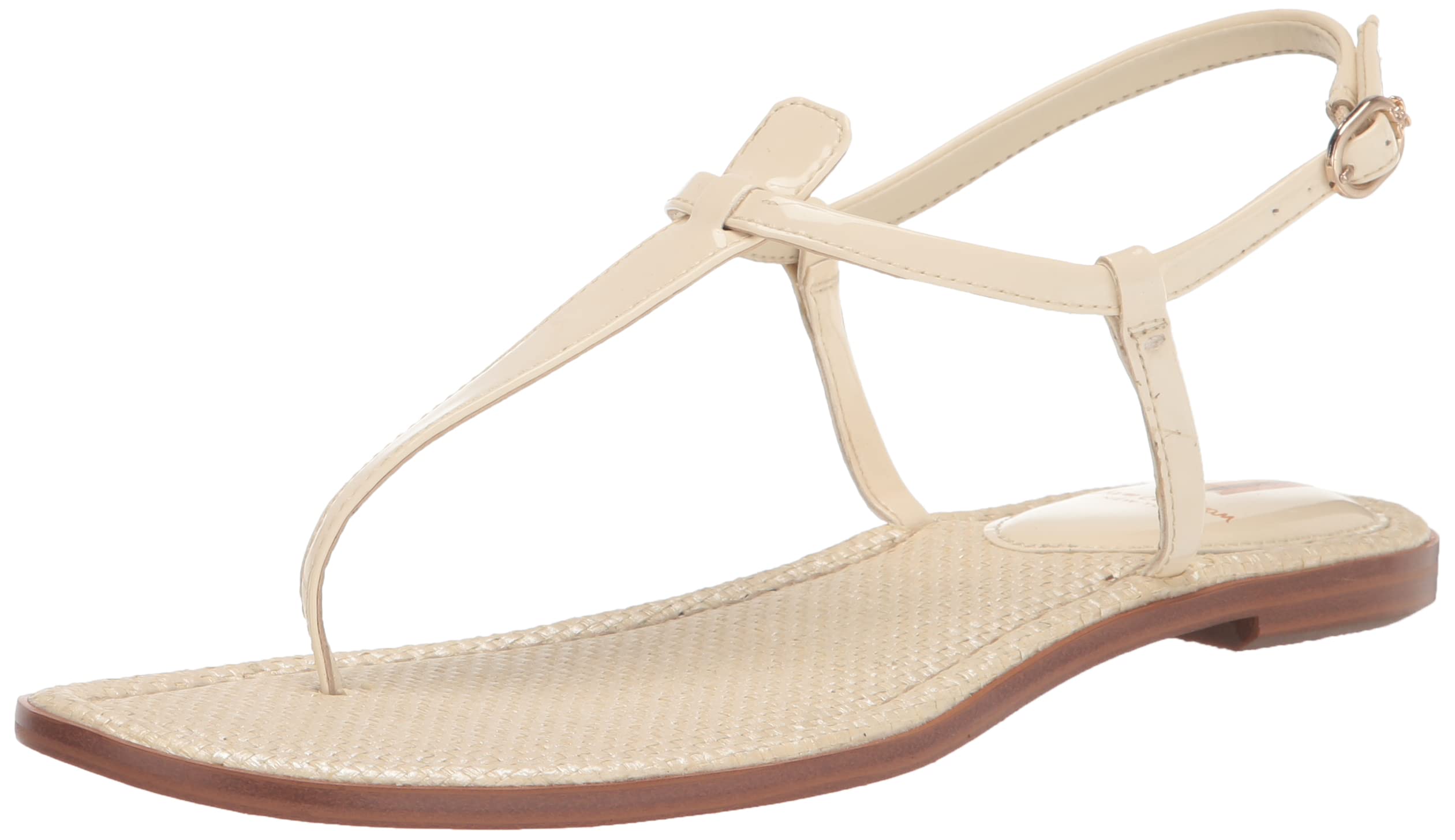 Sam Edelman Women's Gigi Flat Sandal, Porcelain, 10.5 Image
