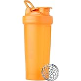 BlenderBottle Classic V2 Shaker Bottle Perfect for Protein Shakes and Pre Workout, 28-Ounce, Mango
