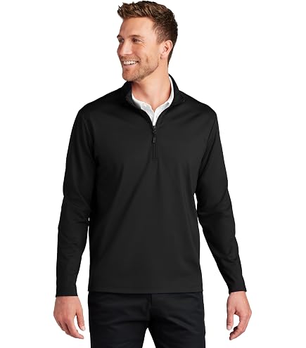 Port Authority Zephyr 1/2-Zip Pullover. J343 True Royal at Amazon