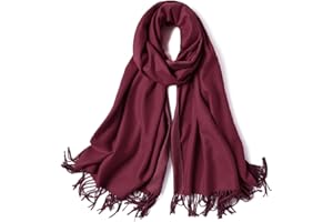 SOJOS Women Large Soft Cashmere Feel Pashmina Shawls and Wraps Winter Scarf for Evening Dresses SC304