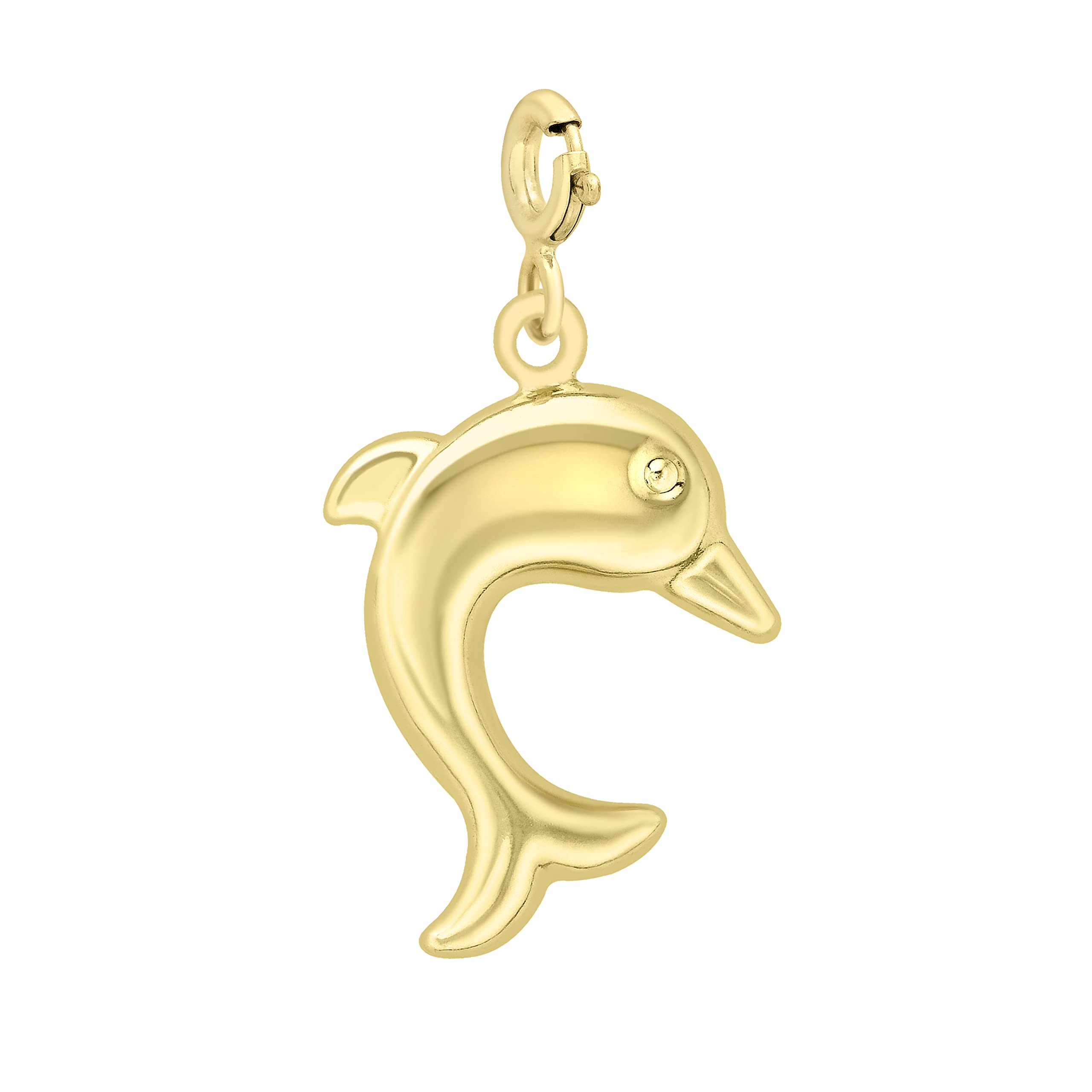 CARISSIMA Women's 9ct Yellow Gold Dolphin Charm