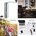Manual Coffee Grinder - Conical Ceramic Burr Mill, Stainless Steel Hand Burr Coffee Grinder by DIMESHY with Travel Bag