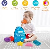 teytoy Texture Sensory Bean Bags Toys for Autism 12 Piece with Storage Bag view 4