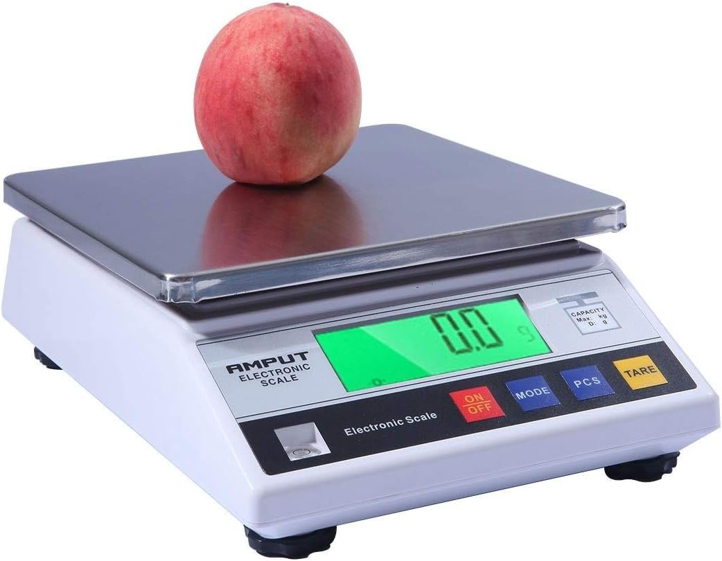 WWL Digital Scale Food Scales 10kg/0.1g High Precision Digital Accurate Analytical Electronic Balance Laboratory Weighing Industrial Scales with Counting Function (Size : 5kg)