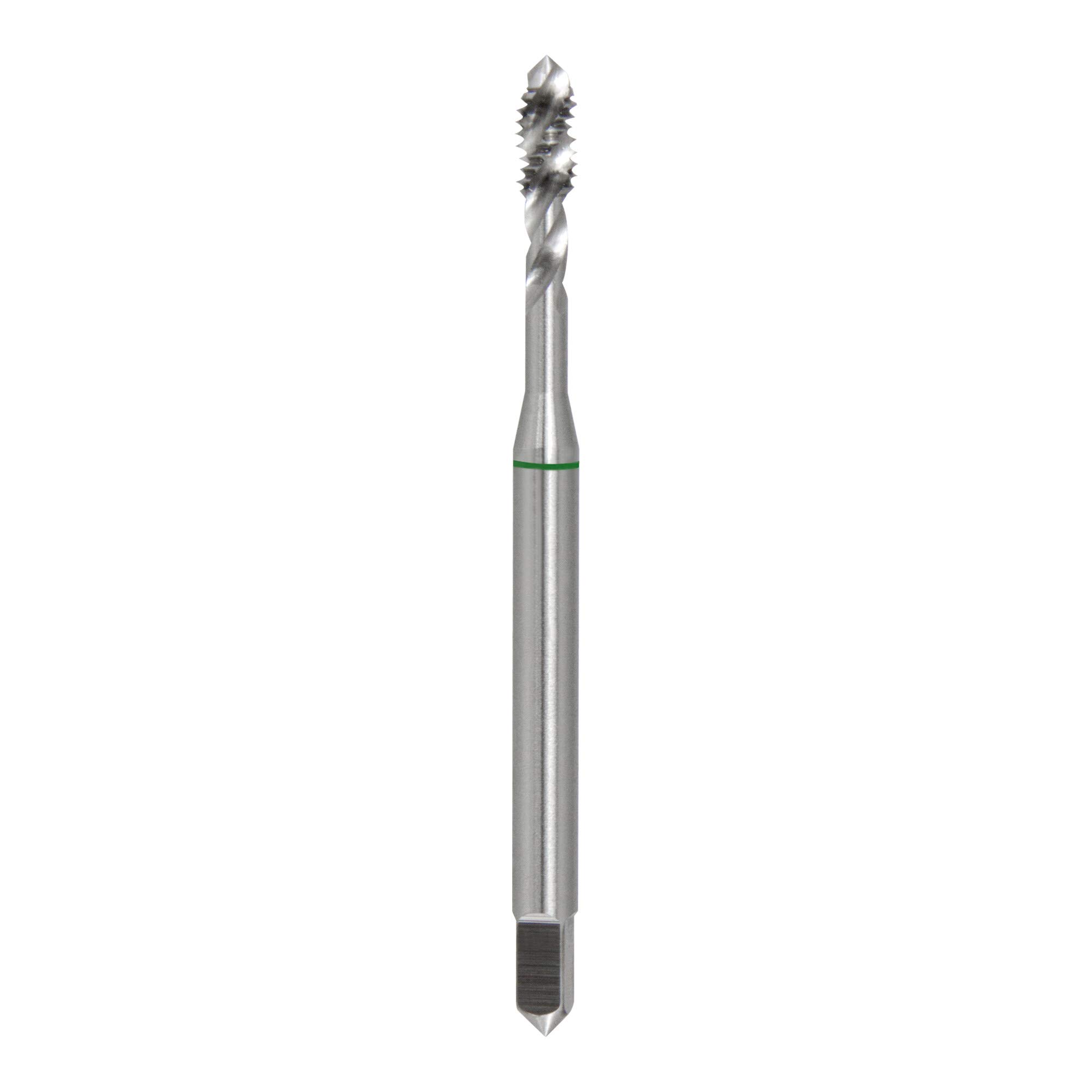 Ruko HSSE-Co 5 Machine Tap, Ground, UNC, DIN 2182, Bright Finish, Nr.4 inches Nominal Thread Size, 56.0 mm Length, Type C, R266040UNC