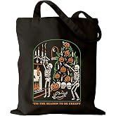Eiseniy Halloween Canvas Tote Bag