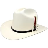 Men's Original Tombstone Hat Estilo Sinaloa 1000X Cowboy Western Straw Hat - Brim 3"