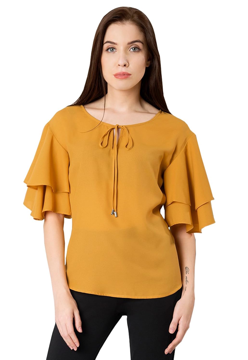 j b fashion women's top (multicolour, free size)