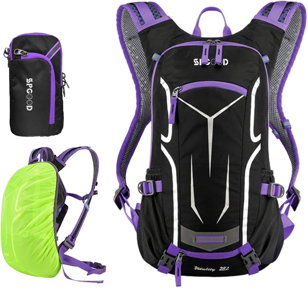 SPGOOD Mochila para bicicleta de 20L/25L/30L (9 colores), impermeable