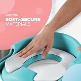 KIDOOLA Adjustable Potty Ladder Seat with Steps Handle Teal view 4