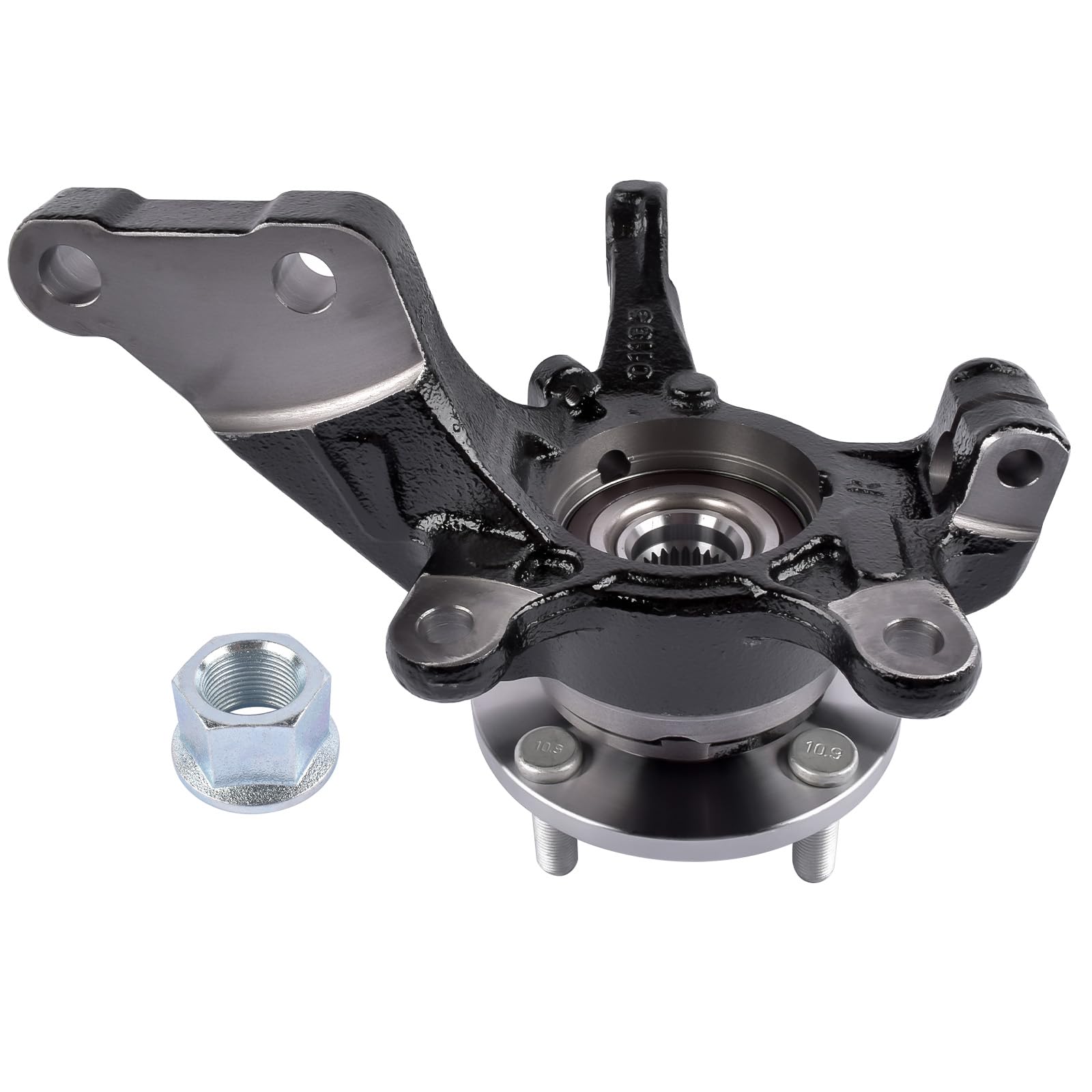 Photo 1 of Front Right Steering Knuckle & Wheel Bearing Hub Assembly Replacement for Nissan Versa 13-19 Versa Note 14-19 L4 1.6L BR935010LK