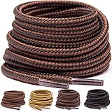Miscly Round Boot Laces [1 Pair] Heavy Duty and