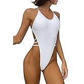 Faringoto Sexy Bathing Suit Women Swimwear Thong One Piece Swimsuit